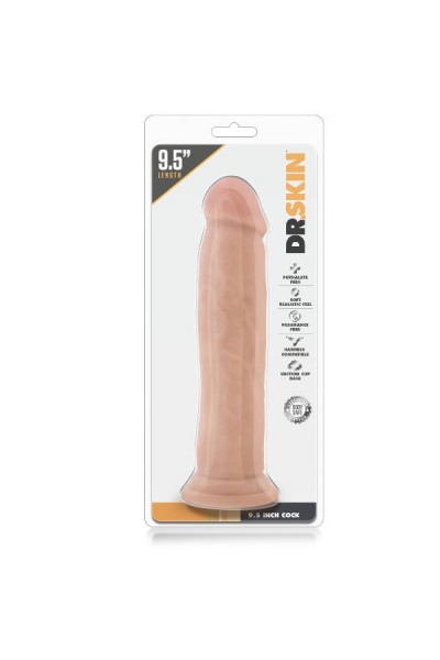 Телесный фаллоимитатор 9.5 Inch Cock - 24,1 см.