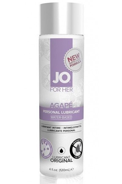 Женский лубрикант на водной основе JO AGAPE LUBRICANT ORIGINAL - 120 мл.