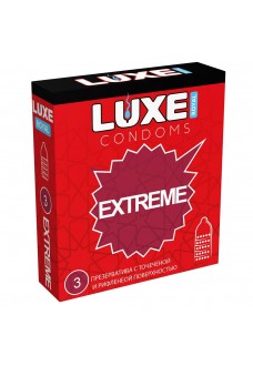 Текстурированные презервативы LUXE Royal Extreme - 3 шт.