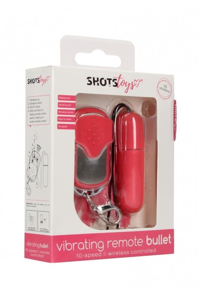 Розовая вибропуля Remote Vibrating Bullet