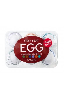 Набор из 6 мастурбаторов Tenga EGG II Hard Boiled с различным рельефом