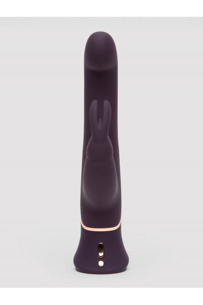 Фиолетовый вибратор-кролик Greedy Girl G-Spot Stroker Rabbit Vibrator - 24,1 см.