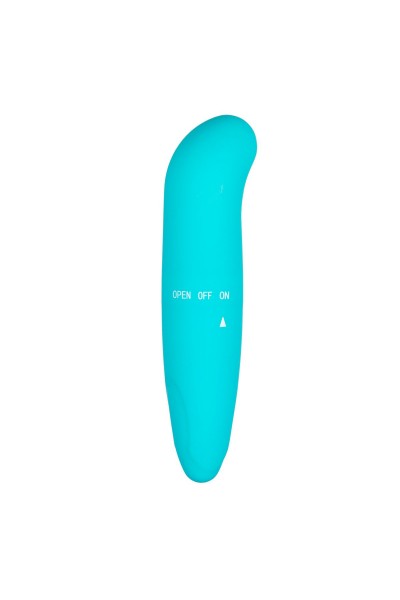 Голубой мини-вибратор для G-стимуляции Easytoys Mini G-Spot Vibrator - 12 см.