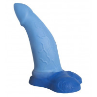Голубой фаллоимитатор  Морской дракон Large  - 27 см.