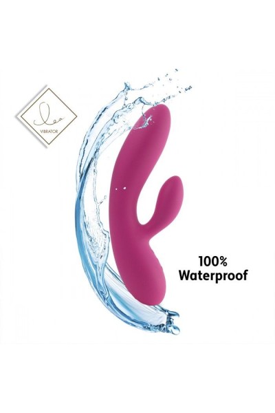 Розовый вибратор-кролик Lea Rabbit Vibrator - 20,2 см.