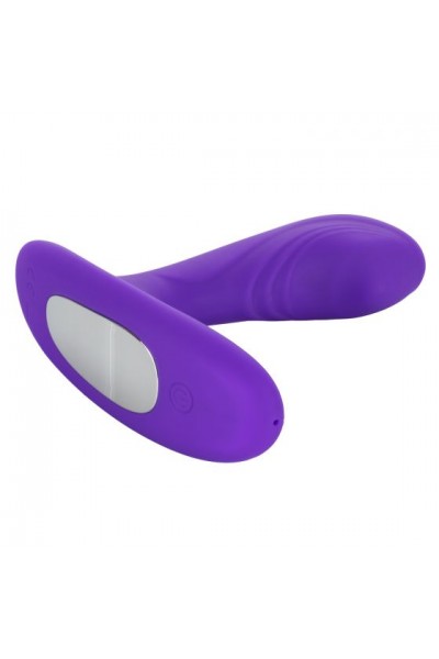 Фиолетовый вибромассажёр простаты Silicone Remote Pinpoint Pleaser