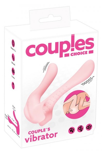 Розовый универсальный вибратор для пар Couples Vibrator