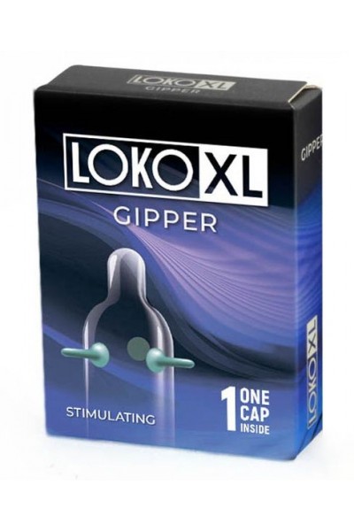 Стимулирующая насадка на пенис LOKO XL GIPPER