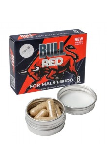 Пищевой концентрат для мужчин BULL RED - 8 капсул