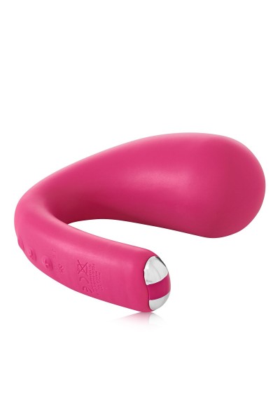 Ярко-розовый вибратор Dua G-spot   Clitoral Wearable Vibrator - 17,8 см.