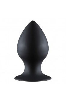 Чёрная анальная пробка Thick Anal Plug Small - 7,8 см.