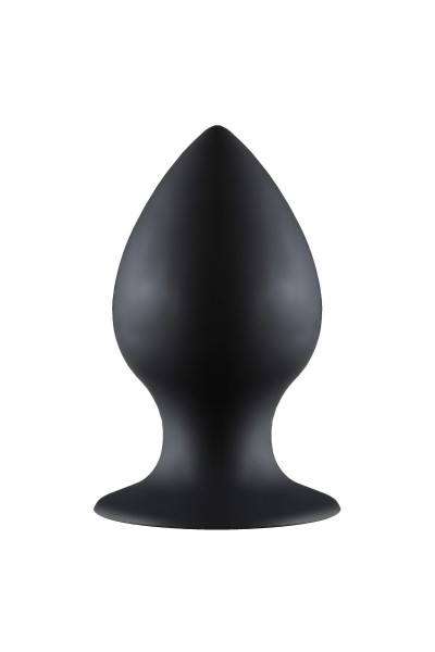 Чёрная анальная пробка Thick Anal Plug Small - 7,8 см.