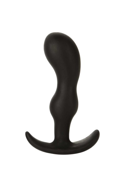 Черная анальная пробка для ношения Mood Naughty 2 4.5  Silicone - 11,4 см.