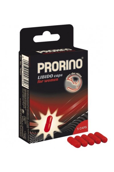 БАД для женщин ero black line PRORINO Libido Caps - 5 капсул