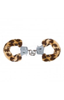 Наручники с леопардовым мехом Furry Fun Cuffs Leopard