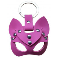Розовый сувенир-брелок  Кошка 