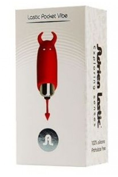 Красный вибростимулятор Devol Mini Vibrator - 8,5 см.