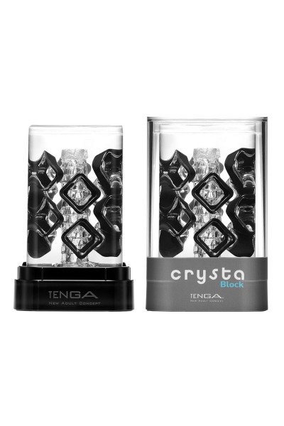 Прозрачный мастурбатор Tenga Crysta Bloc