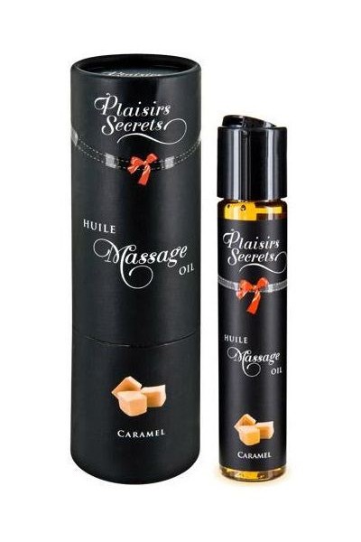 Массажное масло с ароматом карамели Huile de Massage Gourmande Caramel - 59 мл.