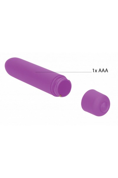 Набор фиолетовых вагинальных расширителей с вибропулей Silicone Vaginal Dilator Set