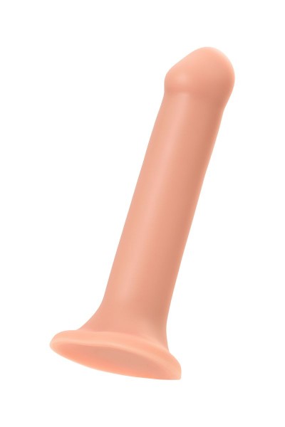 Телесный фаллос на присоске Silicone Bendable Dildo XL - 20 см.