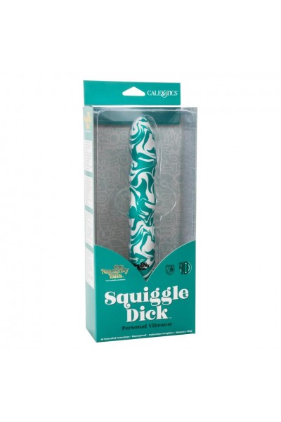 Волнообразный вибратор Squiggle Dick - 15,25 см.