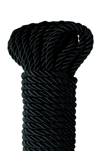 Черная веревка для фиксации Deluxe Silky Rope - 9,75 м.