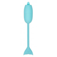 Голубой вибромассажер-яйцо Rechargeable Kegel Teaser
