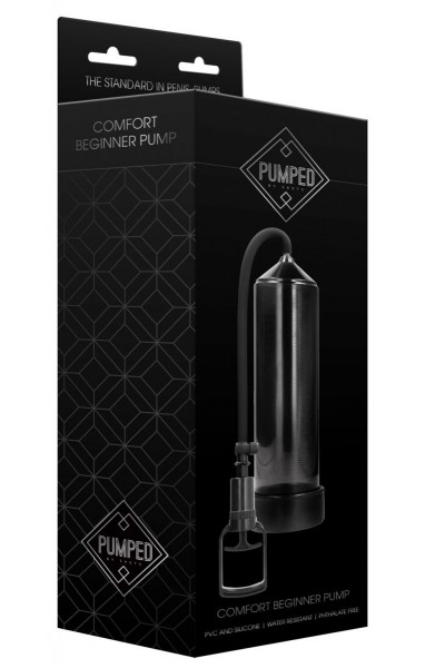 Черная вакуумная помпа с насосом в виде поршня Comfort Beginner Pump