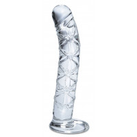 Прозрачный стеклянный стимулятор Icicles № 60 - 15 см.