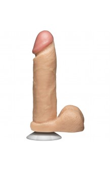 Телесный фаллоимитатор The Realistic Cock 8” with Removable Vac-U-Lock Suction Cup - 22,3 см.