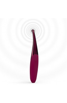 Фиолетовый точечный вибромассажер Senzi Vibrator - 14,7 см.