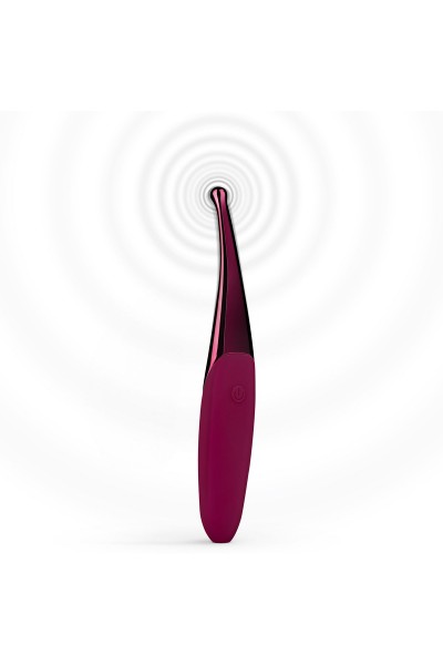 Фиолетовый точечный вибромассажер Senzi Vibrator - 14,7 см.