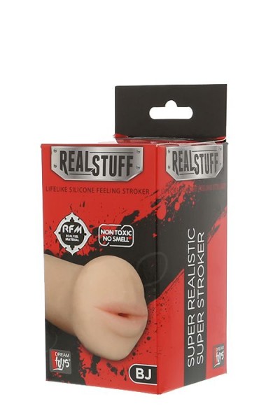 Нежный мастурбатор-ротик REALSTUFF 5INCH MASTURBATOR BJ