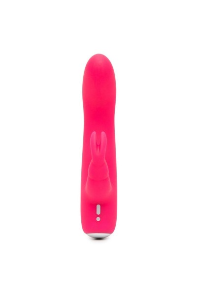 Розовый вибратор-кролик Rechargeable Mini Rabbit Vibrator - 15,2 см.