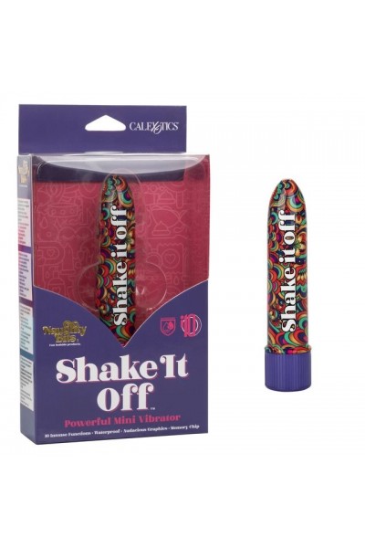 Мини-вибратор Shake It Off Powerful Mini Vibrator - 12,75 см.