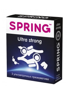 Ультрапрочные презервативы SPRING ULTRA STRONG - 3 шт.