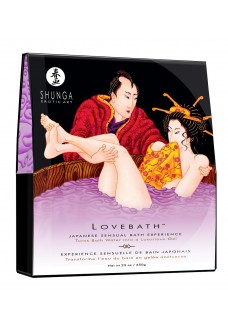 Соль для ванны Lovebath Sensual lotus, превращающая воду в гель - 650 гр.