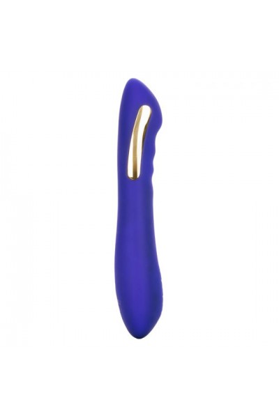 Фиолетовый вибратор с электростимуляцией Intimate E-Stimulator Petite Wand - 18,5 см.