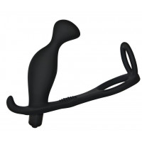 Черный вибромассажер простаты Ass Rasca Prostate
