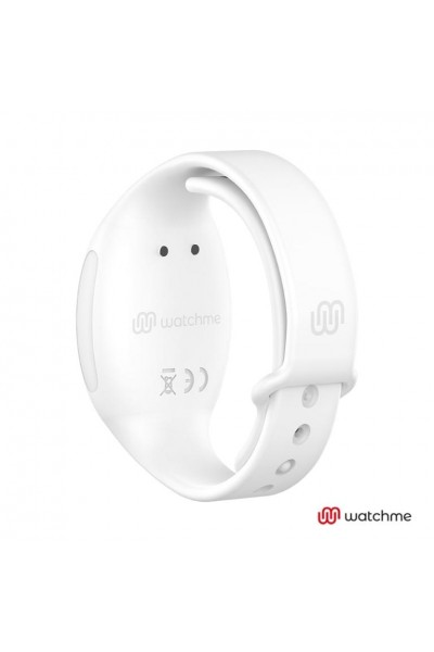 Розовое виброяйцо с белым пультом-часами Wearwatch Egg Wireless Watchme