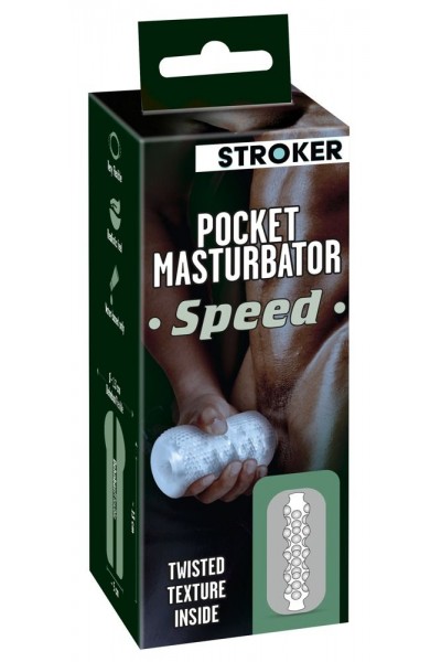 Прозрачный мастурбатор Pocket Masturbator Speed