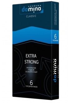 Суперпрочные презервативы DOMINO Classic Extra Strong - 6 шт.