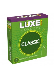 Гладкие презервативы LUXE Royal Classic - 3 шт.