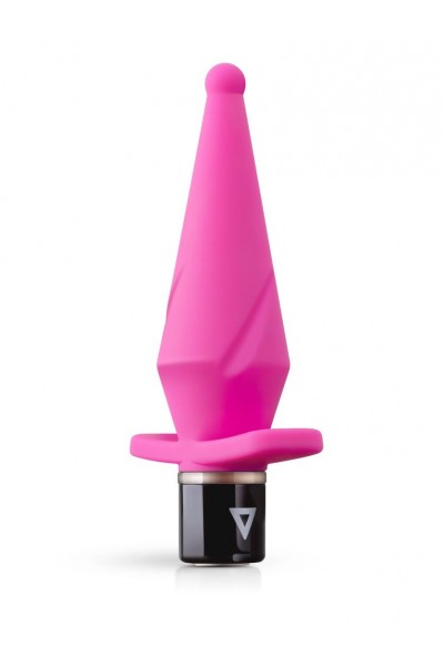 Розовый анальный вибратор LilPlug Vibrator - 13,5 см.