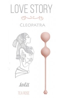 Розовые вагинальные шарики Cleopatra Tea Rose