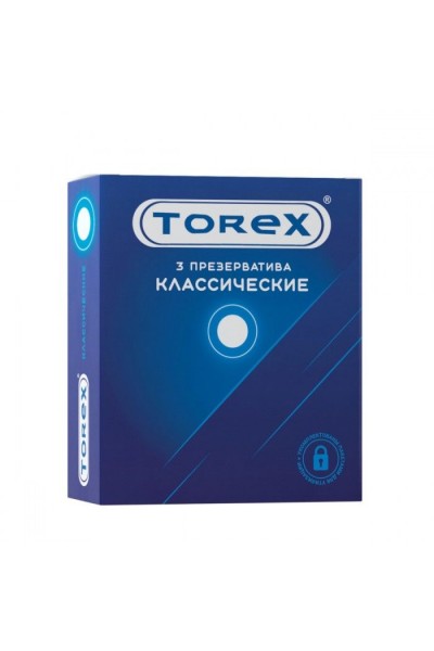 Гладкие презервативы Torex  Классические  - 3 шт.