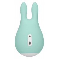Зеленый клиторальный стимулятор Sugar Bunny - 9,5 см.