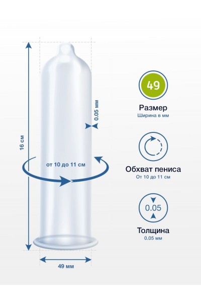 Презервативы MY.SIZE размер 49 - 10 шт.