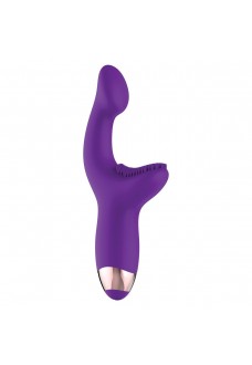 Фиолетовый массажёр для G-точки G-Spot Pleaser - 19 см.